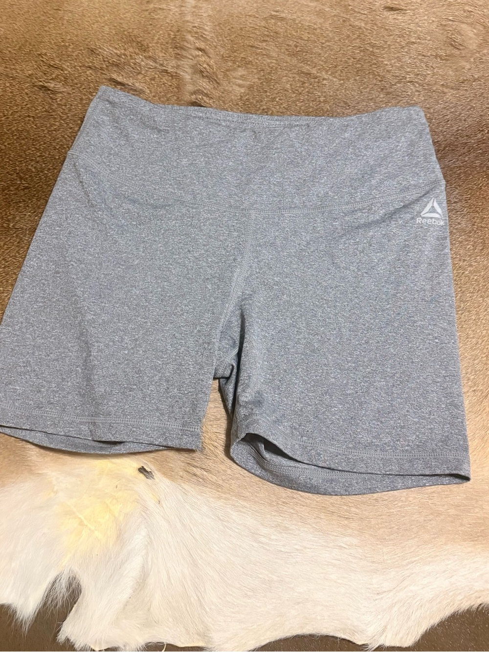 Reebok Heather Gray Women's Bike Shorts